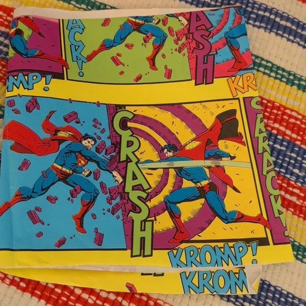 Disney Marvel Jim Hensen vintage 80s 90s character wrapping paper lot‎